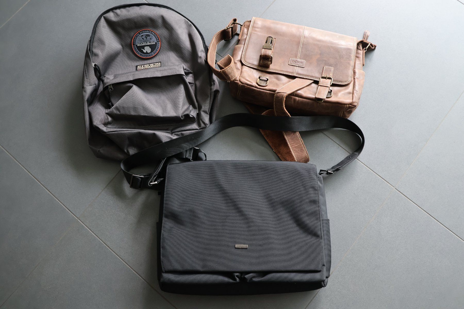 Taschen: Bugatti Laptoptasche, Dörr Umhängetasche, Rucksack – Gebraucht aus Luzern von Els7