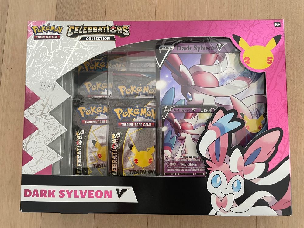 Celebrations Dark Sylveon V Box EN Sealed Neu Und Originalverpackt 
