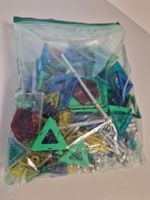 Magnet Bausteine Set gemischte Formen gebraucht