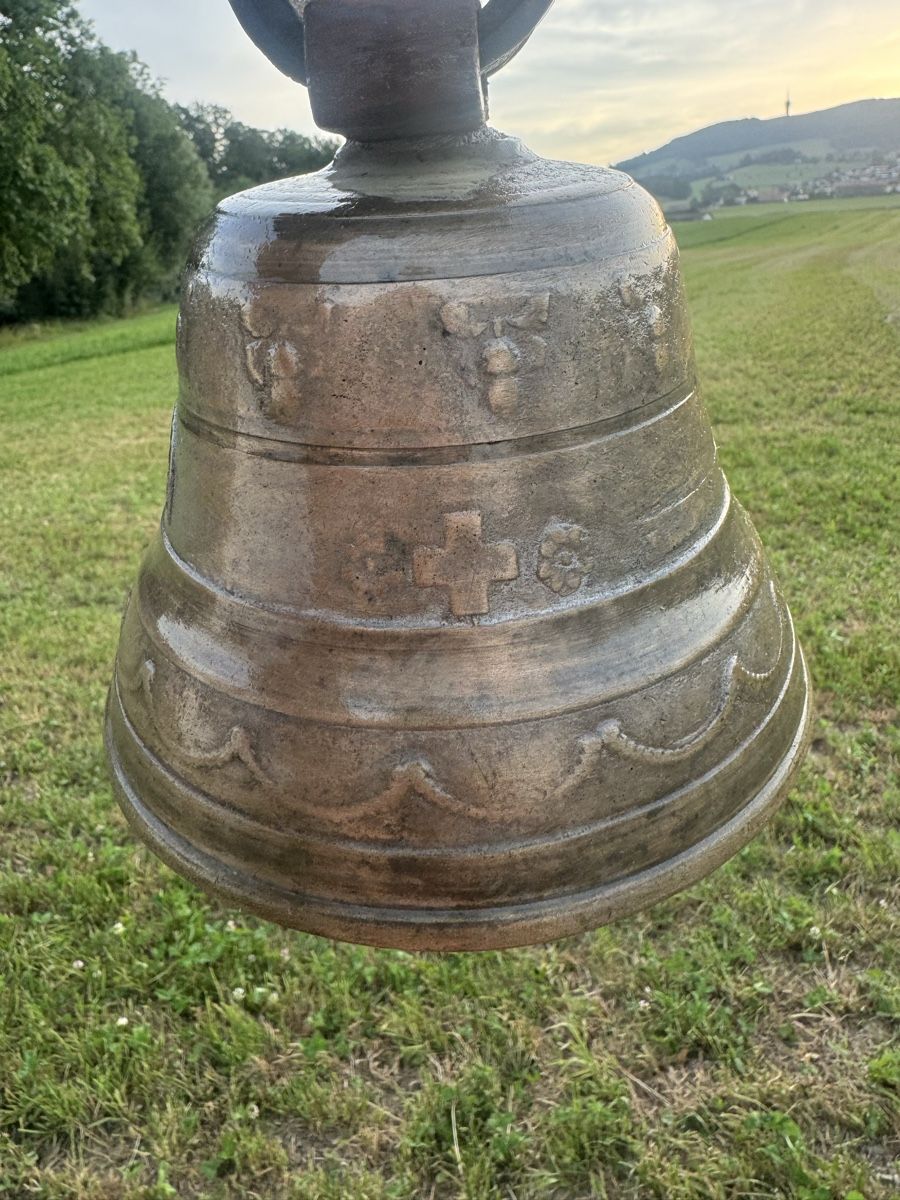 Campanacci mucche: RARE cloche CH. glanzmann bulle  – Usato da Penthalaz venduto da Antique93 2