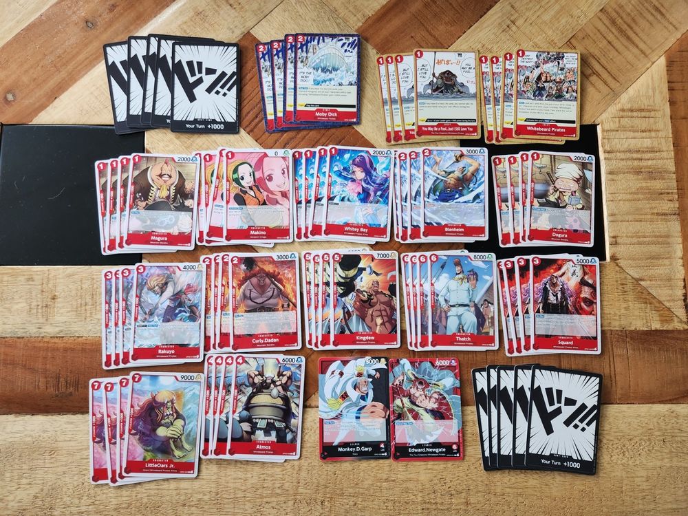 One Piece TCG OP02 alle Common und Playset Rot Kaufen auf Ricardo