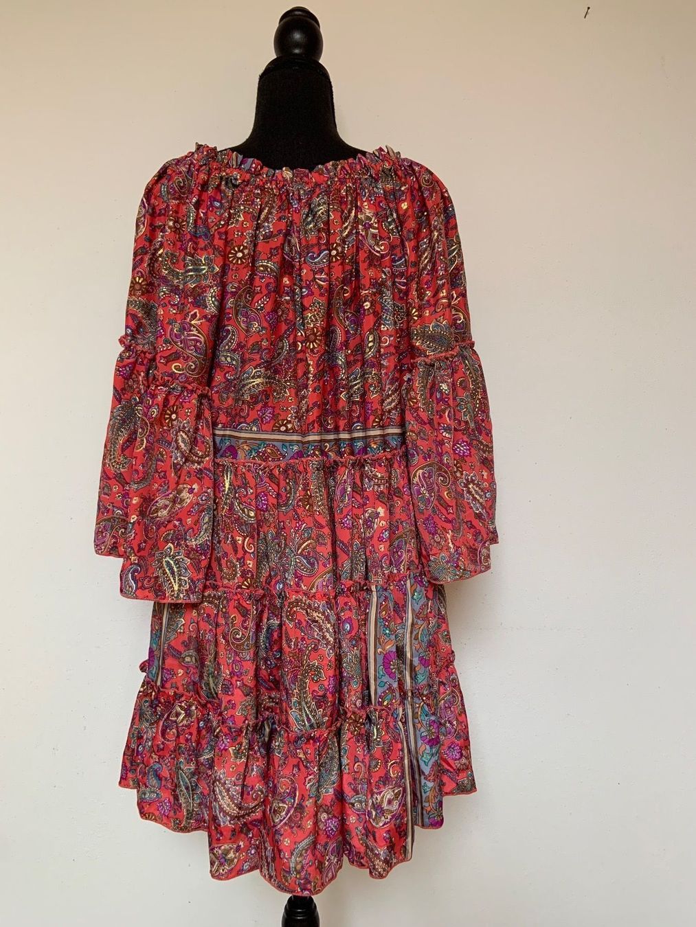 Kleider: Boho Stufenkleid / Tunika aus Seide/ Viscose – Neu (gemäss Beschreibung) aus Sigriswil von ck56 4