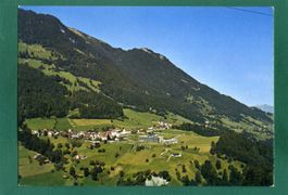 Valens mit Bäderklinik und Prodkopf, 1985, gelaufen