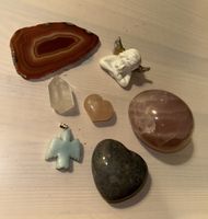 Diverse Edelsteine-Sammlung, Engel, Herz, Top Zustand!