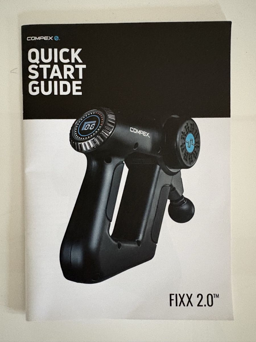 Compex Dispositivi per massaggi: Pistolet de massage Compex Fixx 2.0 avec accessoires – Nuovo (secondo la descrizione) da Stäfa venduto da PY1968 1