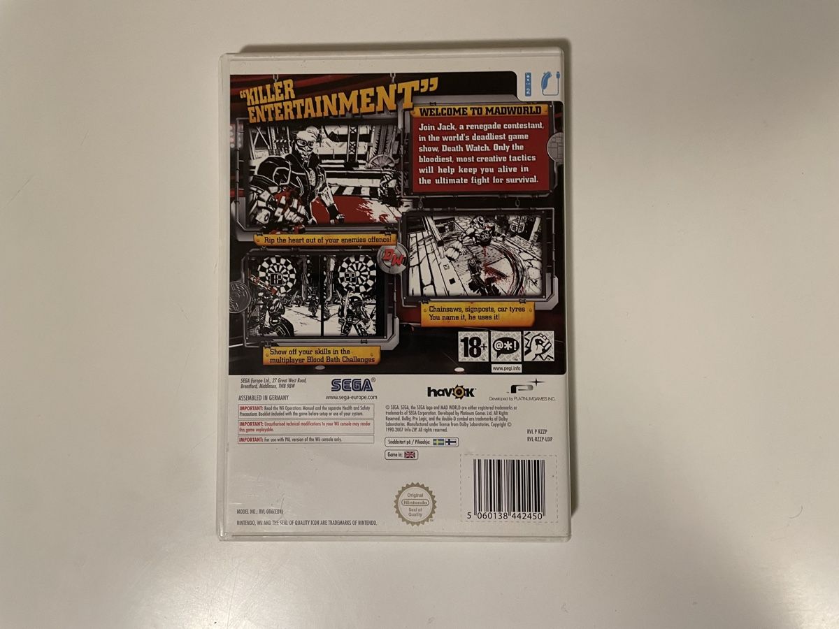 Nintendo Jeux: Mad world – D'occasion à Susch par Ascaso 1