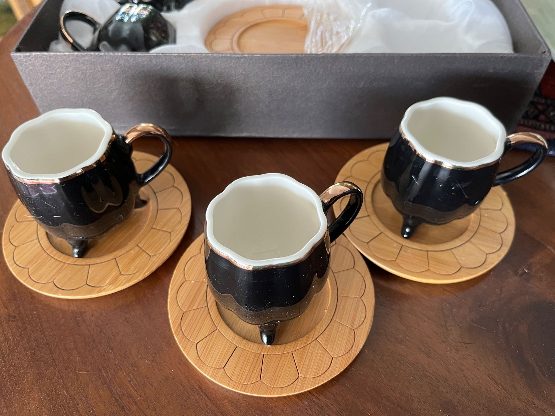 Set di piatti: Moccatassen / Espressotassen – Nuovo e nell'imballaggio originale da Stetten AG venduto da Brissago25 2