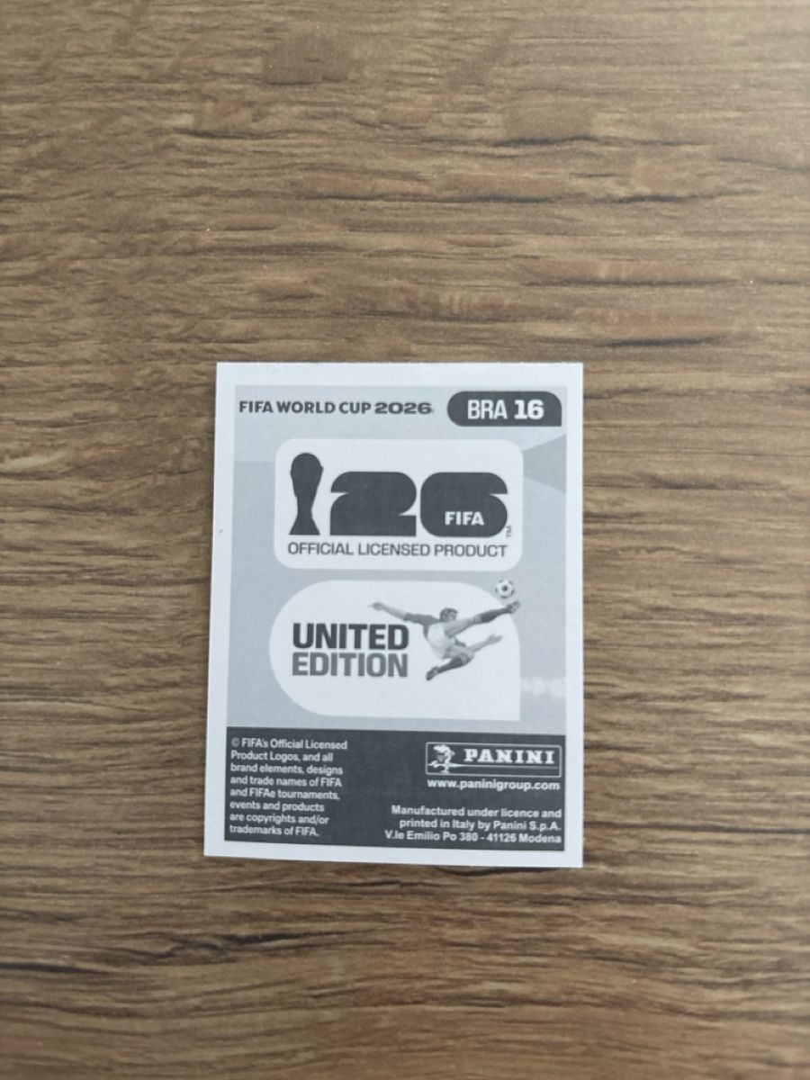 Panini Sammelbilder & Trading cards: Panini Fifa WM 2026, BRA16 – Neu (gemäss Beschreibung) aus Niederwil AG von pat_l6fn 1