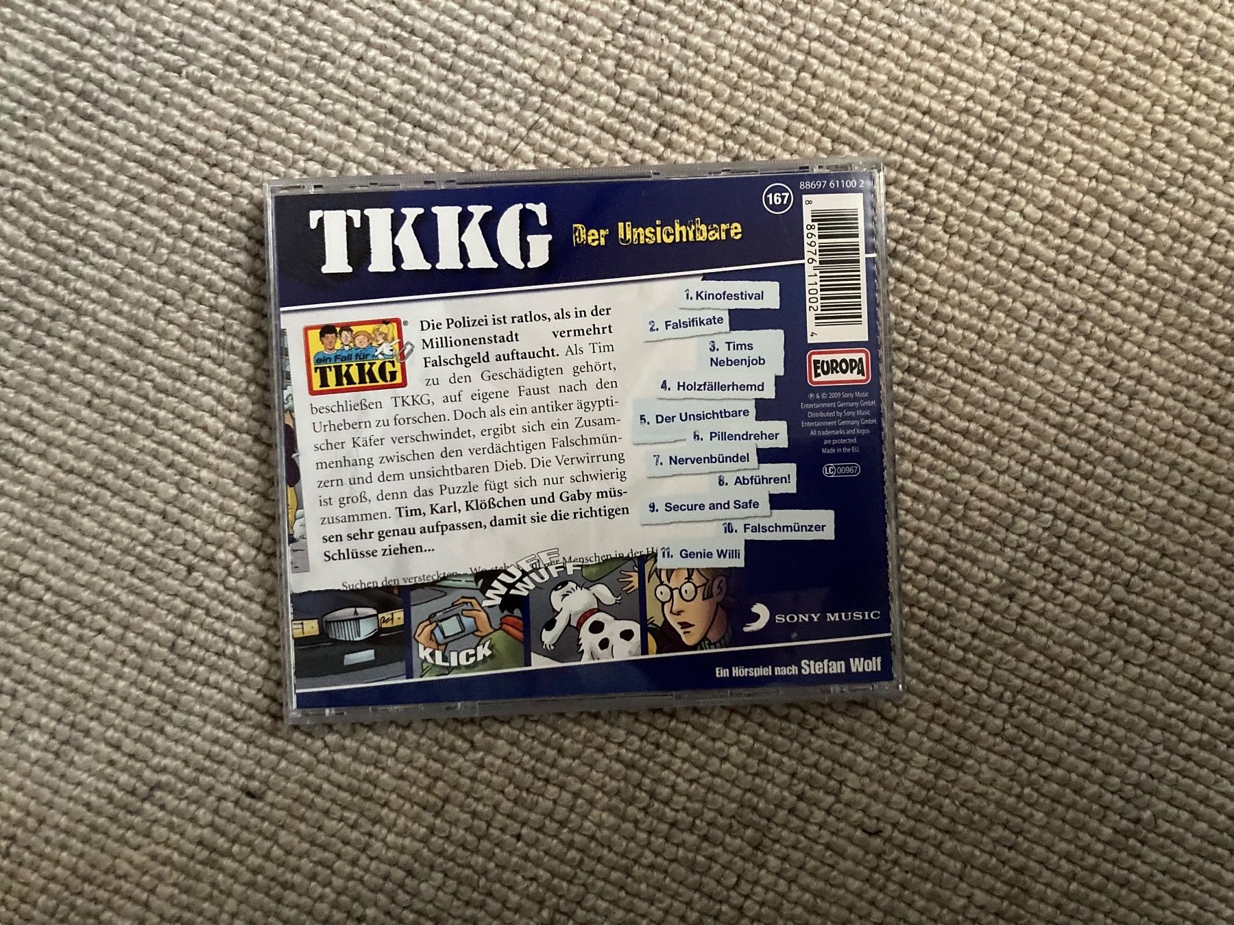 Hörbücher: TKKG CD Der Unsichtbare - Hörspiel – Gebraucht aus Fislisbach von secondhandF 2