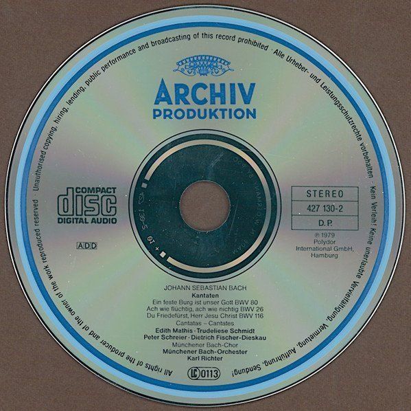 CD: Karl Richter -Edith Mathis,Trudeliese Schmidt,Peter Schreier – Usato da Engelberg venduto da margol 2