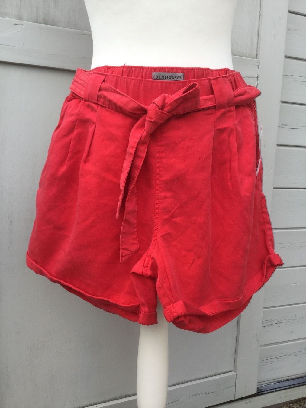 C&A Pantaloni: Short/Bermuda rouge CLOCKHOUSE new – Nuovo e nell'imballaggio originale da Agiez venduto da chouchanelle 1