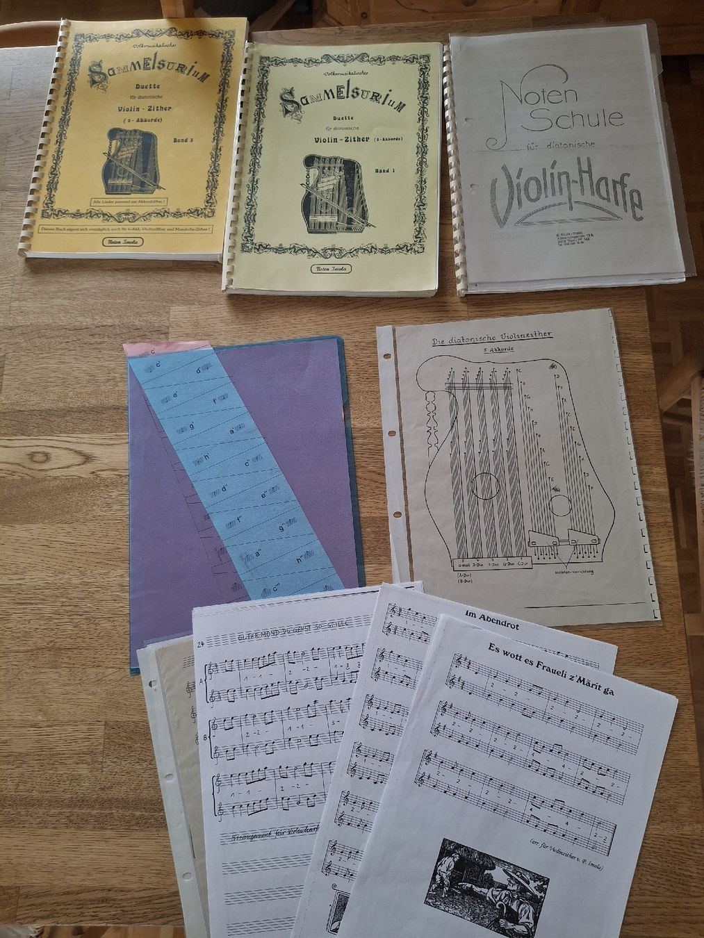 Strumenti musicali: Violinzither / Akkordzither mit Koffer – Usato da Spiez venduto da wah_nzv9 3