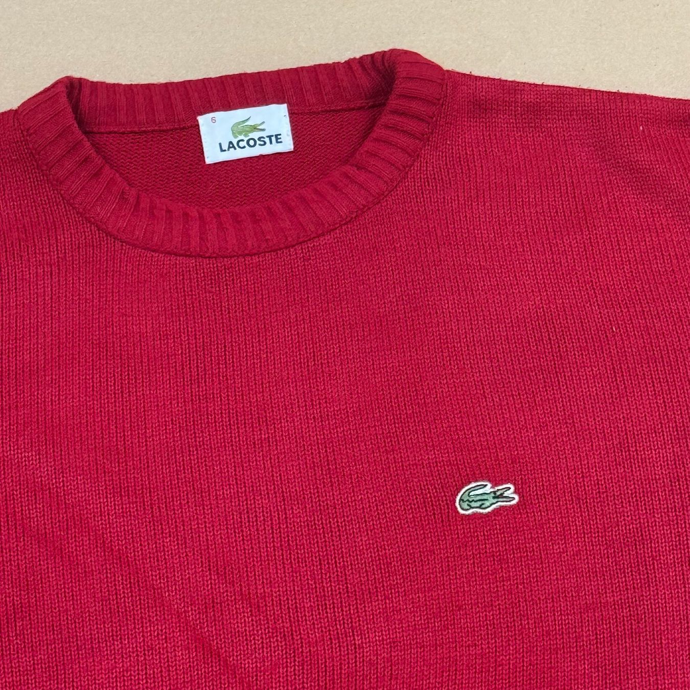 Lacoste Maglioni & Felpe: Lacoste Pullover, Grösse 6, rot 🐊 – Usato da St. Gallen venduto da sourced_limited 1
