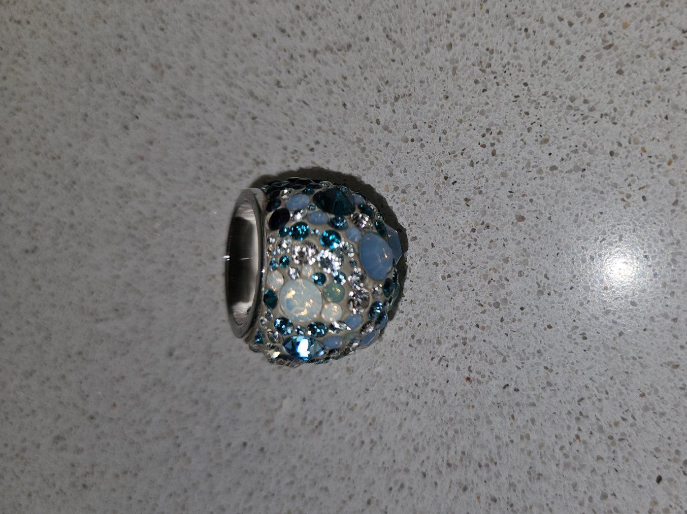 Anelli: Swarovski Ring, Silber, Blau, Top! – Nuovo (secondo la descrizione) da Sennhof (Winterthur) venduto da HG2019