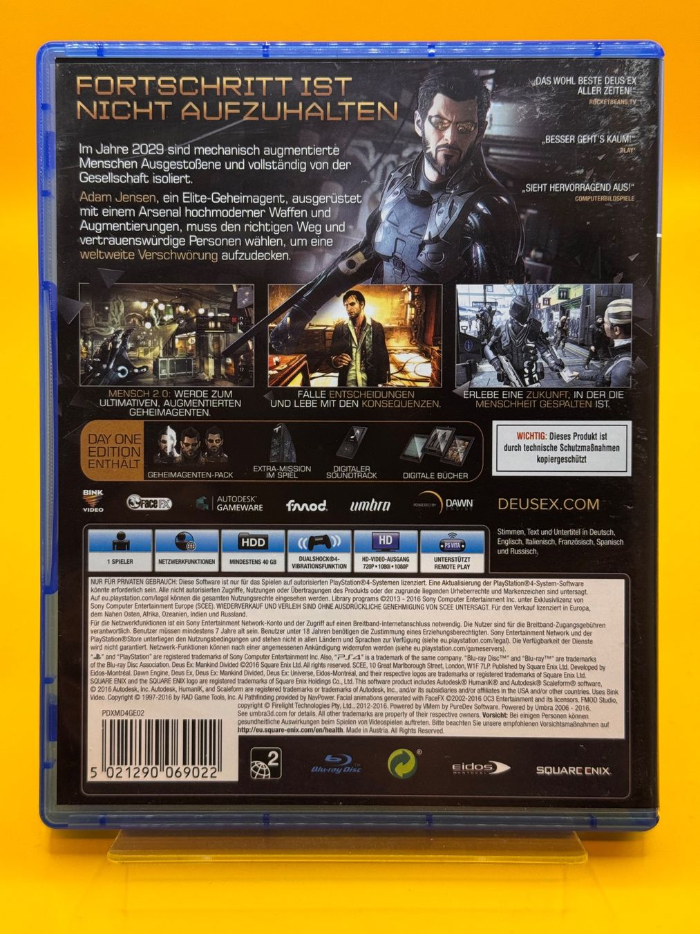 Sony Giochi: Deus Ex Mankind Divided PS4 Day One Edition – Usato da Oberwil b. Zug venduto da silver2024 1