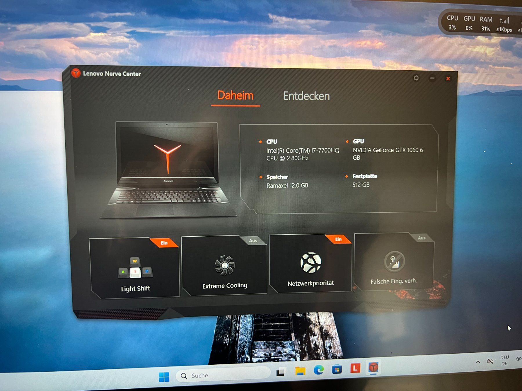 Lenovo Notebook: Lenovo Legion Y720 – Usato da Frauenfeld venduto da bar_8v6b 4