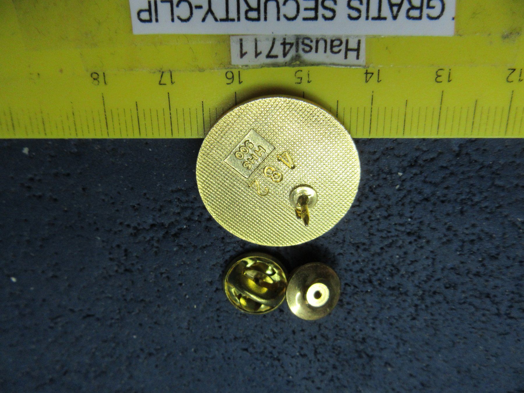 Swiss Placchette & Badge: UZNACH STADT POST PIN GOLDIG – Usato da Ettingen venduto da Hausi4711 1