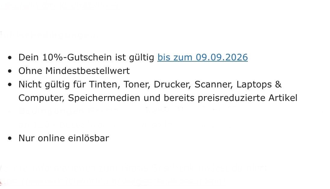 Buoni: Office World 10% Rabatt Gutschein – Nuovo e nell'imballaggio originale da Zürich venduto da Marcel_2202 1