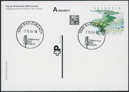 2024 - Tag der Briefmarke - Karte - Ersttag Stempel ET