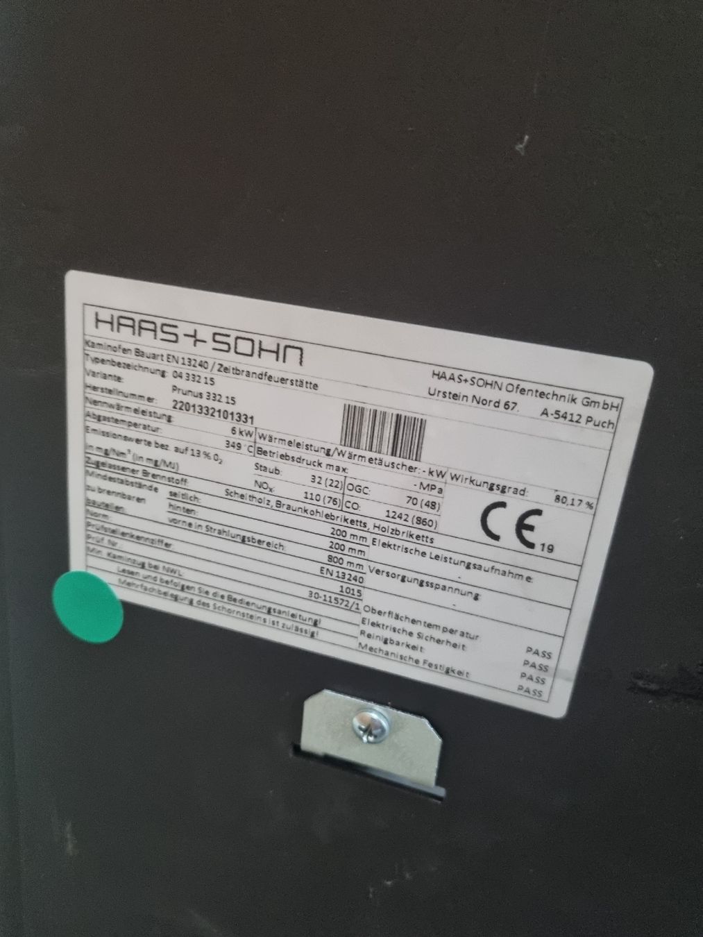 Stufe caminetto: Holzofen Haas & Sohn neu – Nuovo (secondo la descrizione) da Ilanz venduto da fruitdude 3