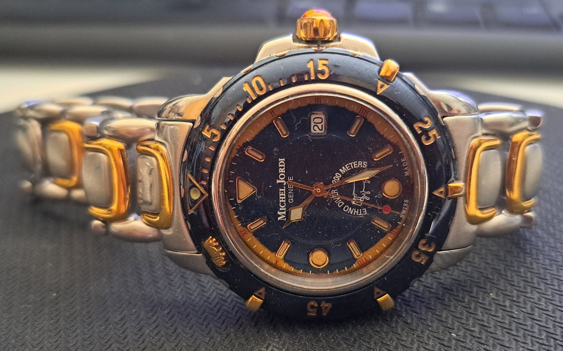 Michel Jordi Orologi: Michel Jordi Ethno Diver 200 Meter Uhr – Usato da Schlieren venduto da Rcaliforni 9