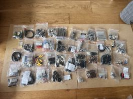 Elektronik Bauteile Konvolut Stecker Röhren Sortiment