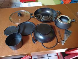 5in1 Wok-Fondue-Grillset 