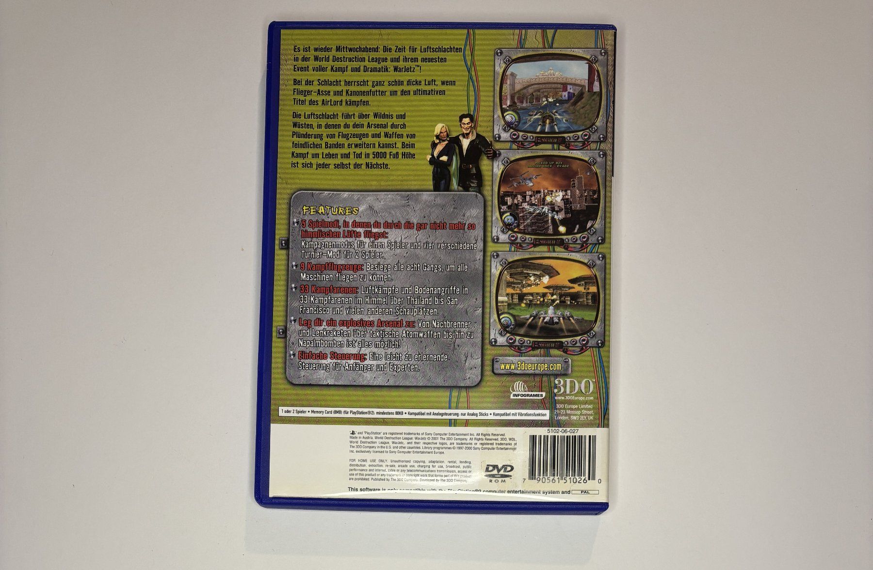 Giochi: PS2 - World Destruction League: War Jetz – Usato da Allschwil venduto da Bullach 2