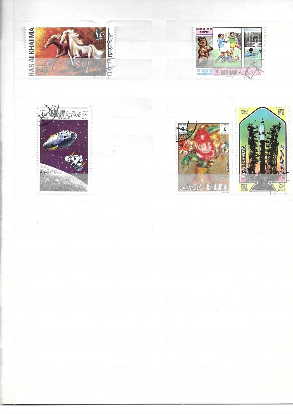 Tutti i francobolli: RAS al Khaima Briefmarken, verschiedene Marken! – Usato da Rheineck venduto da Erho19