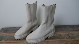 Nubikk Chelsea Stiefeletten Boots beige weiss Copenhagen