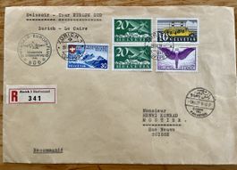 CH Flugpost- Brief 29.IV.39, Swissair Europaflug