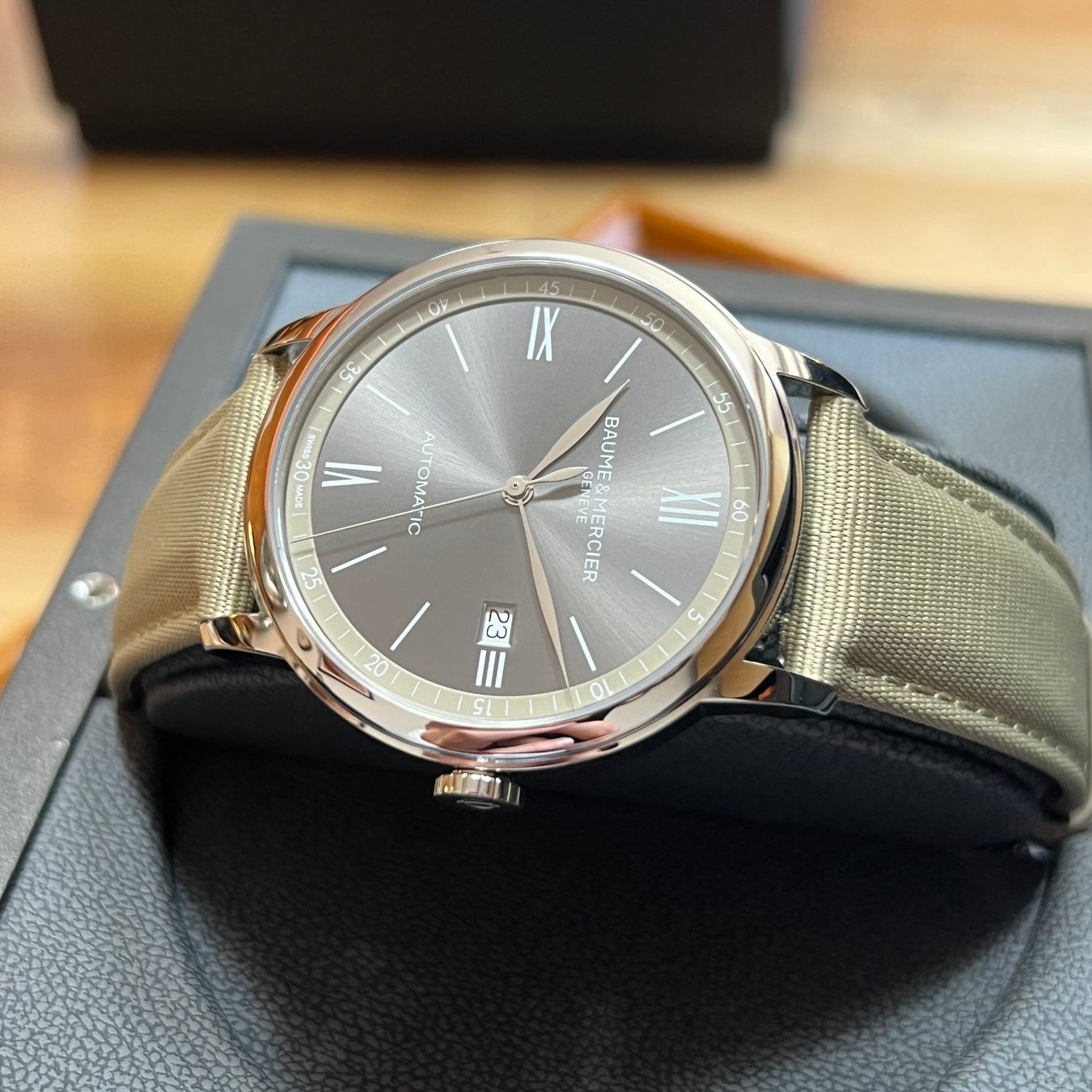 Baume & Mercier Orologi: Baume & Mercier Classima Automatic Date Full Set M0A10695 – Usato da Carouge GE venduto da Watchaser 6