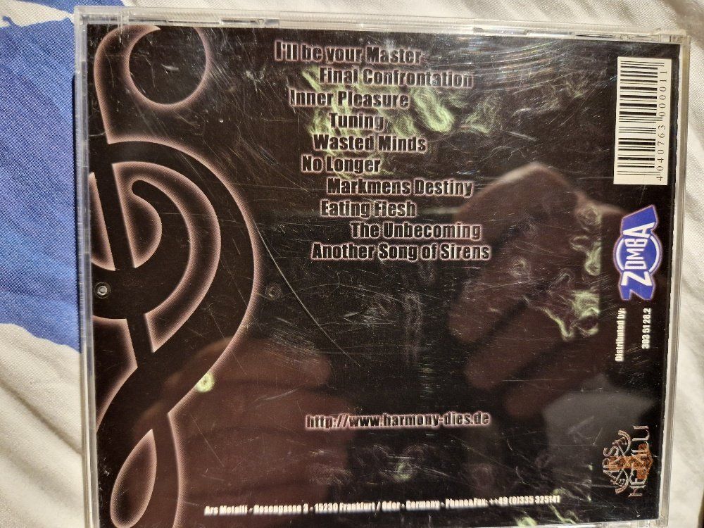 CDs: Harmony Dies – I'll Be Your Master - Vergriffen! – D'occasion à Brittnau par Zibu 1