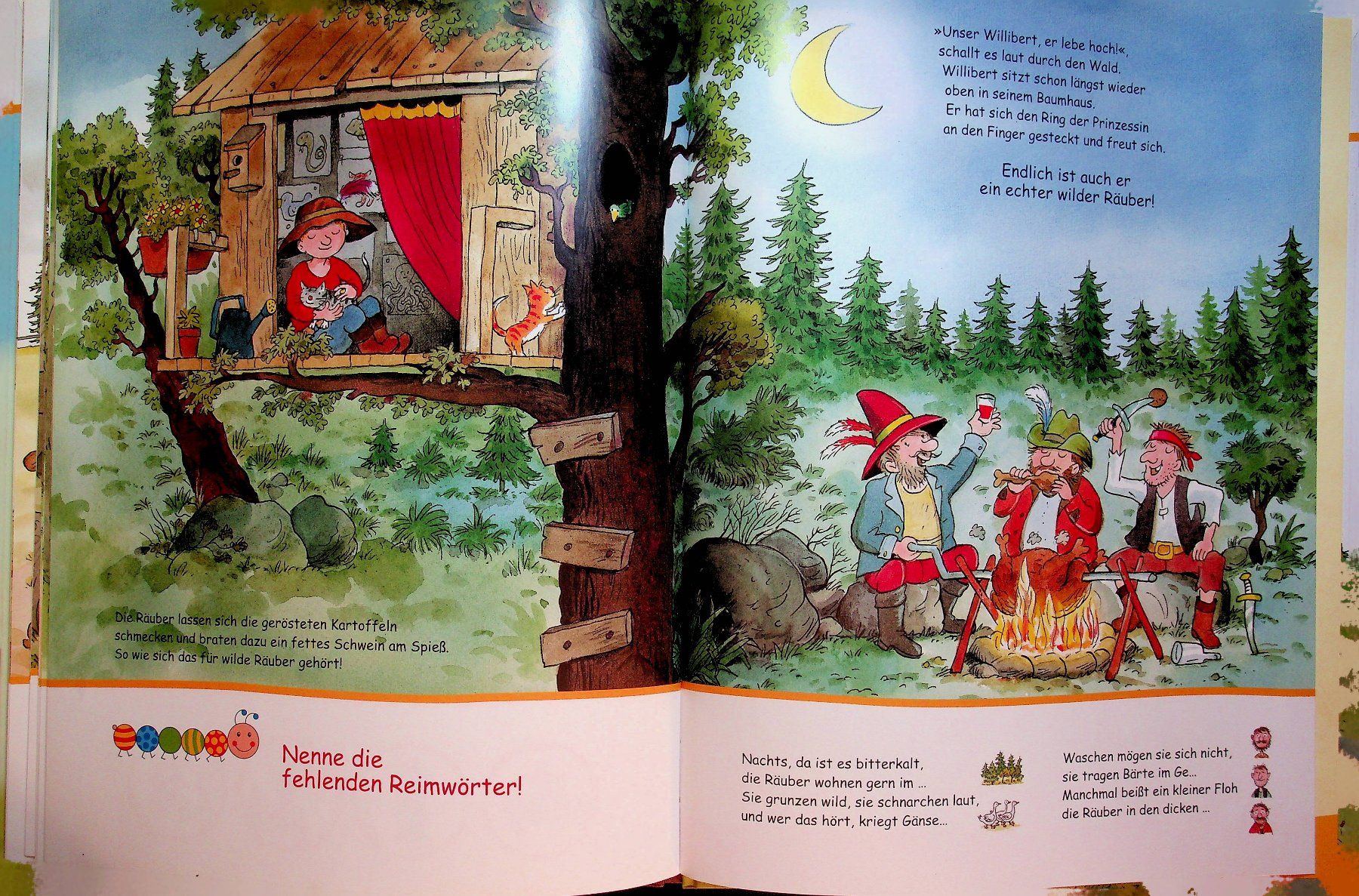 Libri: Erhard Dietl Der wilde Räuber Willibert  / Lernraupe – Usato da Reitnau venduto da Zaomir 9