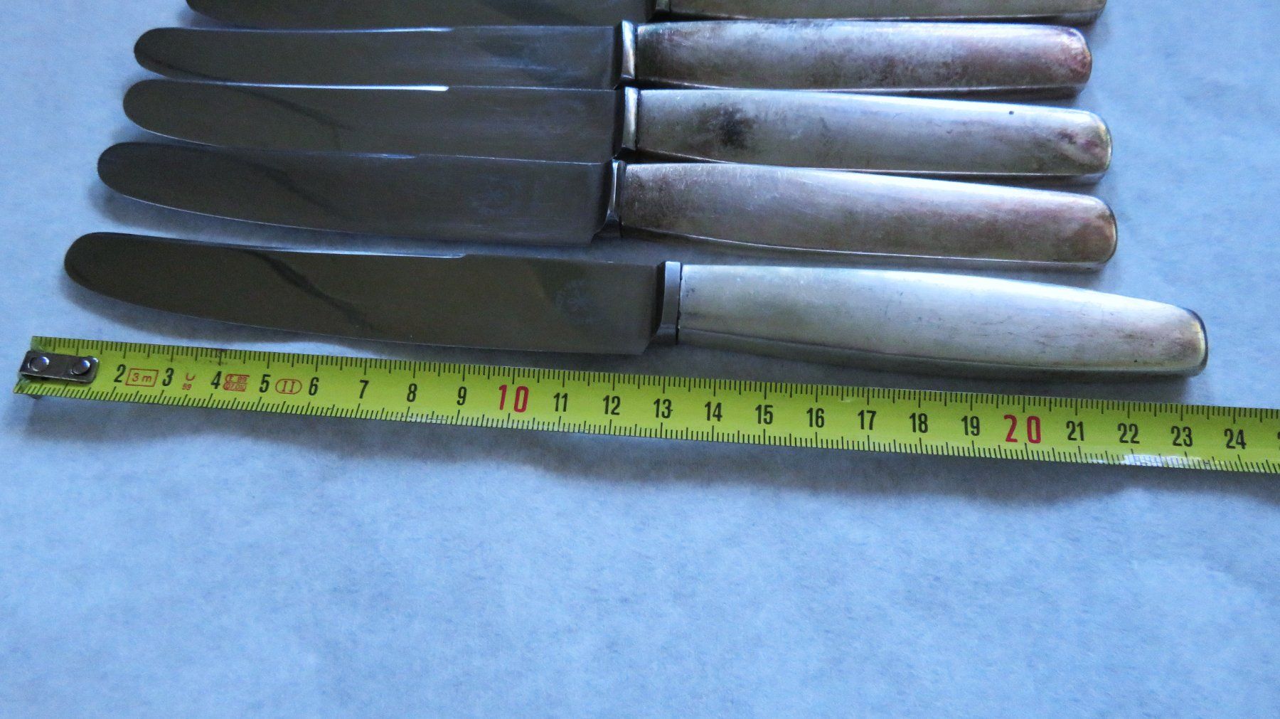 Pott Posate: Vintage Pott Messer Versilbert – Usato da Pfungen venduto da arteo 1