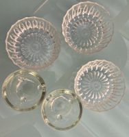 Glas Schälchen Set 3 x mit Kristallmuster
