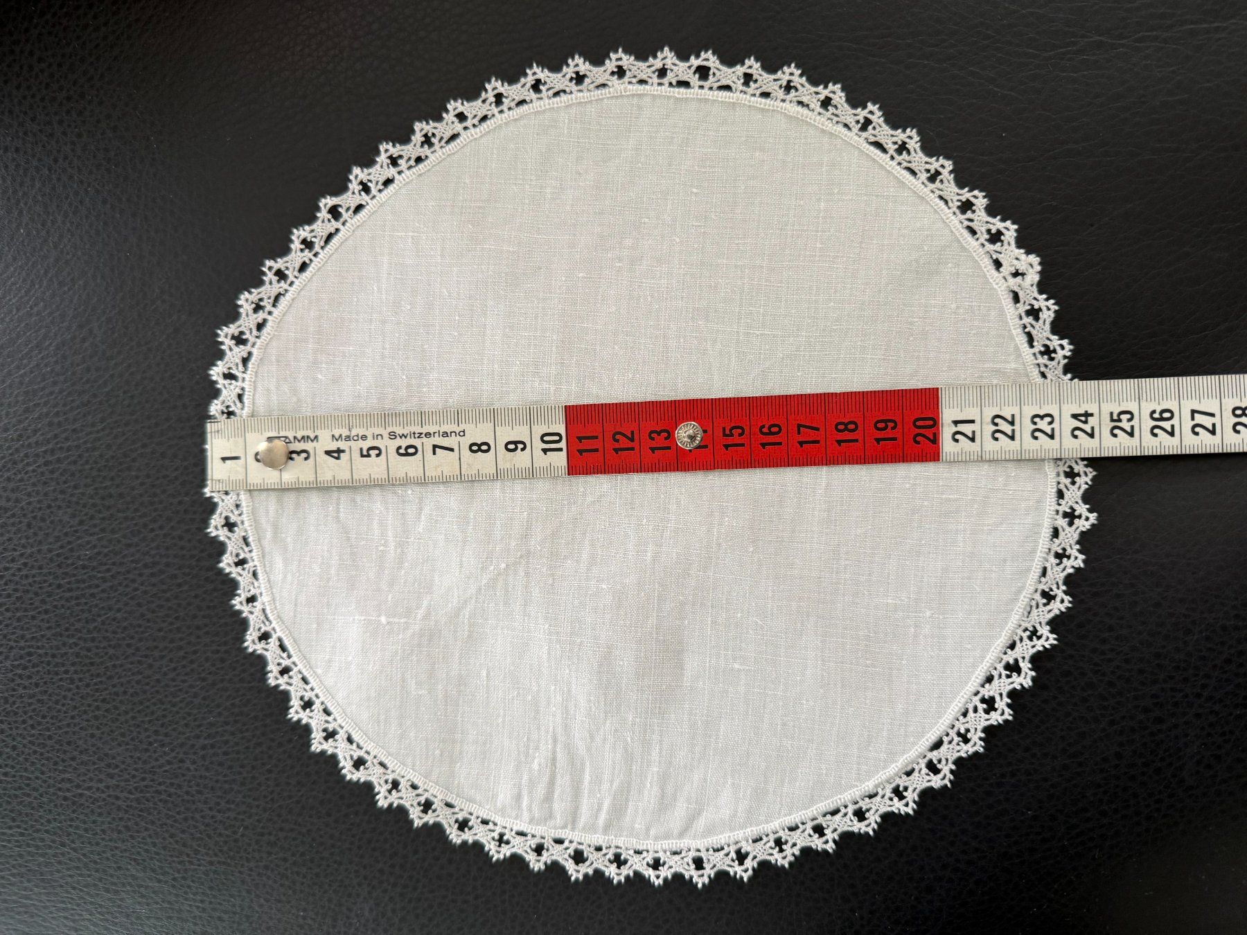 Sottobicchieri: Spitzendeckchen Handarbeit  Leinen mit filigranen Spitzen – Usato da Subingen venduto da ArtBead 4