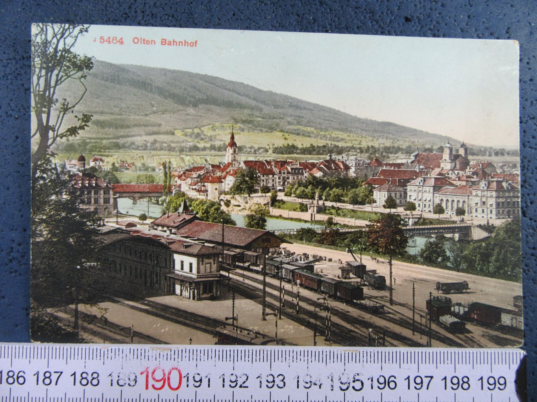 Cartoline postali: OLTEN BAHNHOF 1915 GÜZERZUG SO AK BUG – Usato da Ettingen venduto da Hausi4711