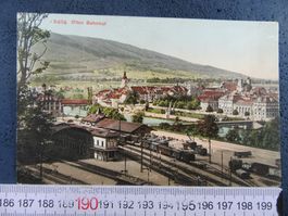 OLTEN BAHNHOF 1915 GÜZERZUG SO AK BUG