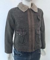 CATIMINI warme Jacke Mantel braun-olivengrün, wie neu