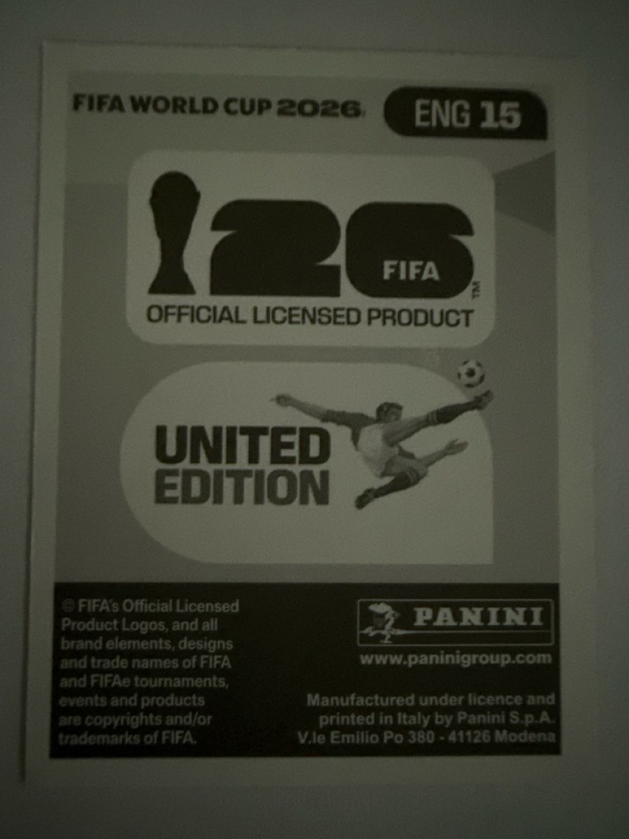 Panini Carte collezionabili: FIFA WM 2026 ENG 15 – Nuovo (secondo la descrizione) da Stäfa venduto da eko_lkv8 1