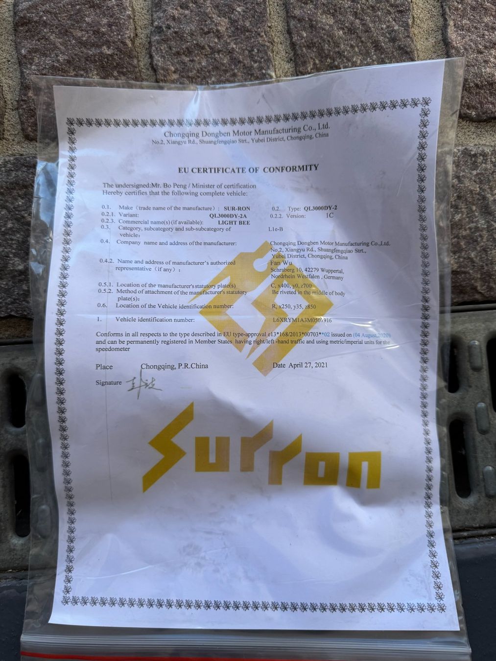 Sur-Ron Altro: SURRON Light Bee X L1E 2021 – Usato da Flurlingen venduto da chigi13 6