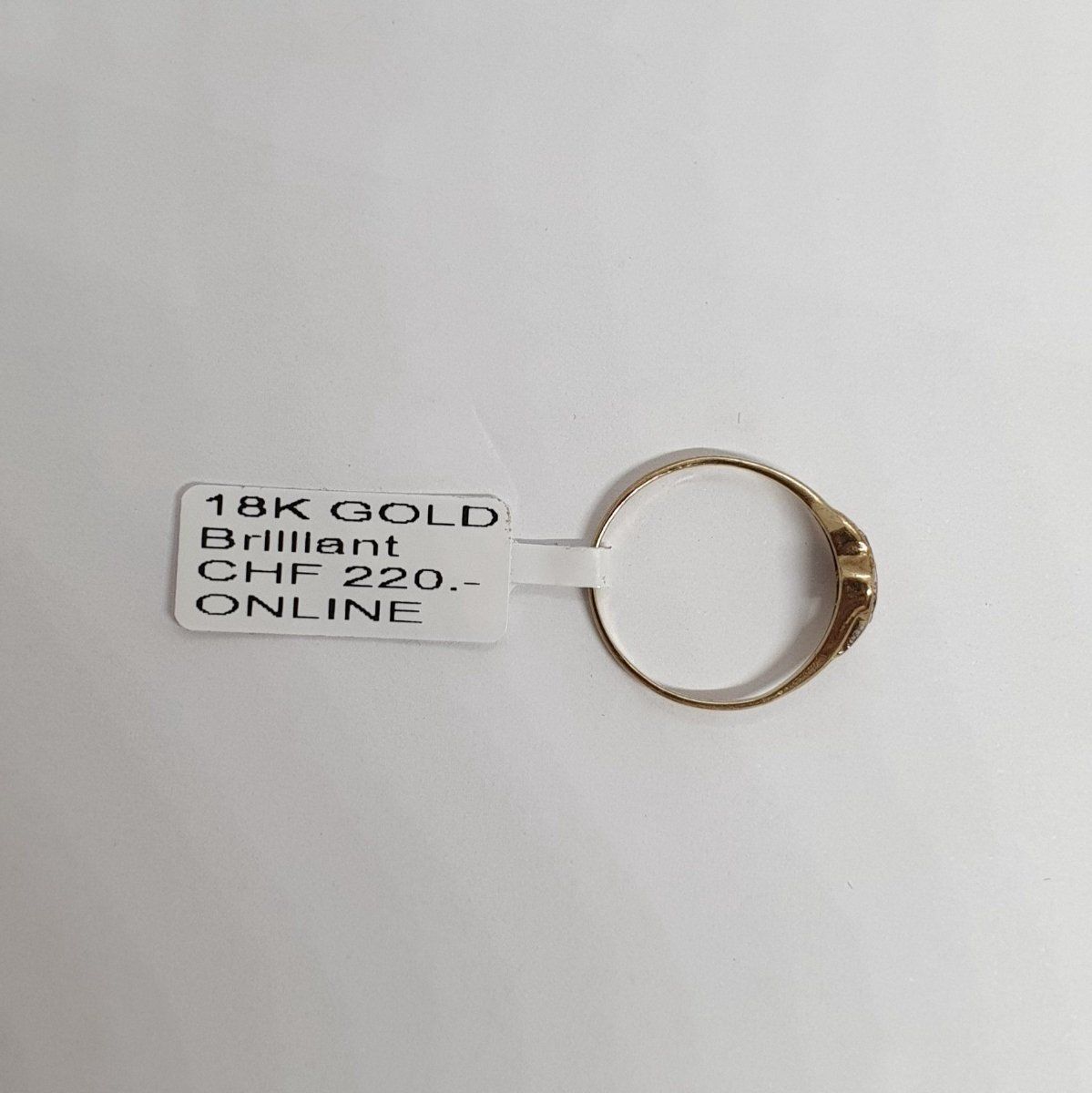 Anelli: Echt 18K Gold - Brilliant Ring – Usato da Luzern venduto da luzerngoldhaus 1