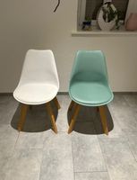 2 Chaises style scandinave en polypropylène Blanc éclatant e