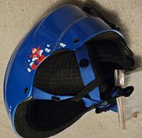 Neuwertiger Kinder Skihelm Grösse S Blau mit Fuchs Design