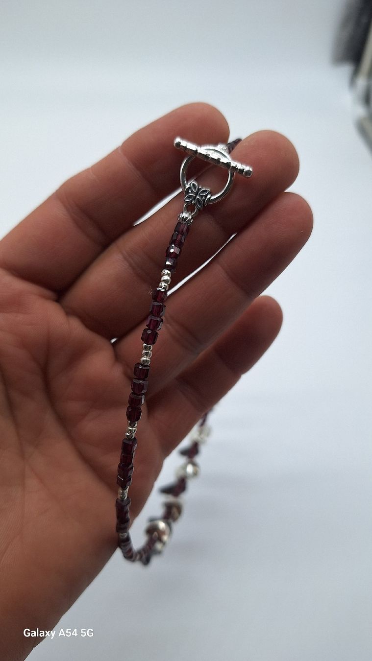 Catenine: Halskette. Choker. Granatsteine – Nuovo e nell'imballaggio originale da Oberglatt ZH venduto da nat_c6k7 3