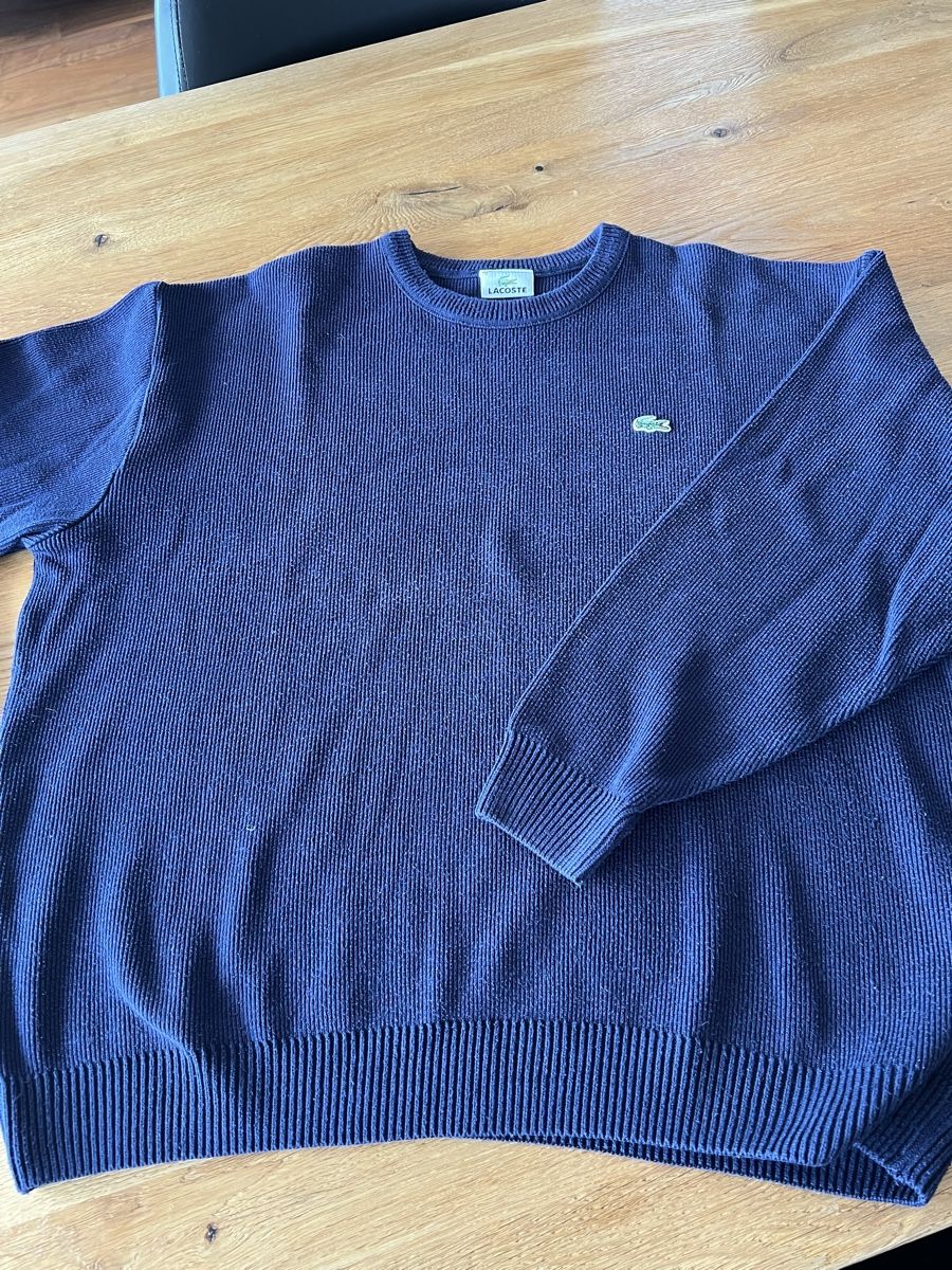 Lacoste Maglioni & Felpe: Lacoste Pullover, Grösse 7, dunkelblau – Usato da Wolfwil venduto da Poulet60