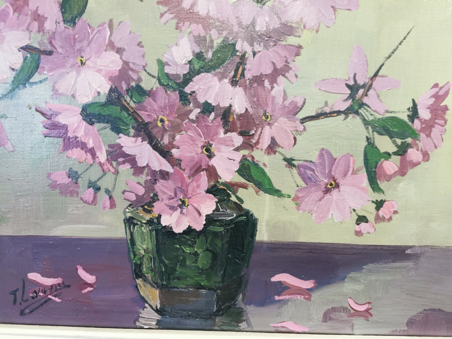 Gemälde: NATURE MORTE SIGNÉE – Gebraucht aus Genève von Qanil77 3