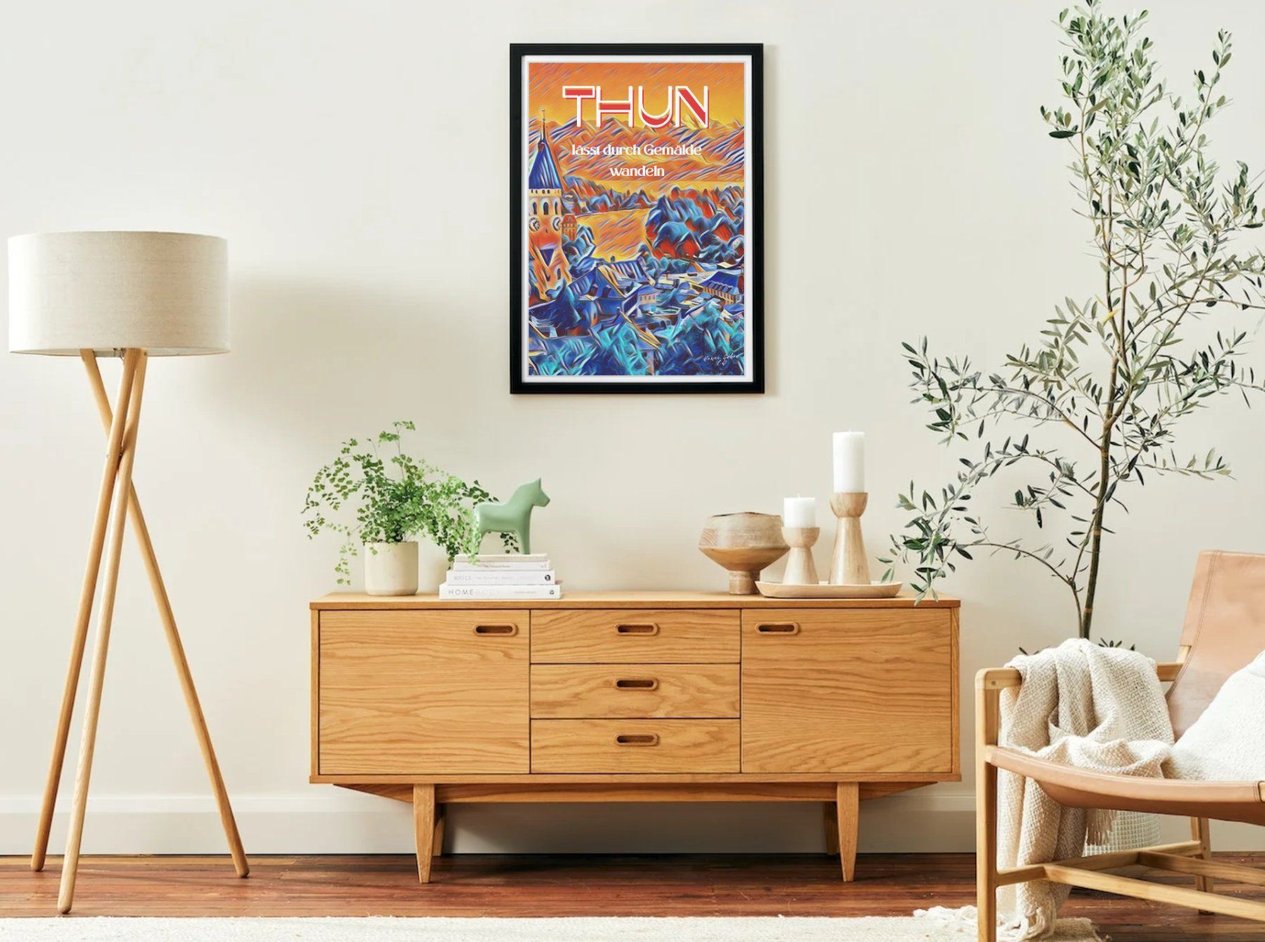 Foto & Immagini: Poster. Alles Liebe, Thun. Schweiz. – Nuovo e nell'imballaggio originale da Zürich venduto da Posterrama 6