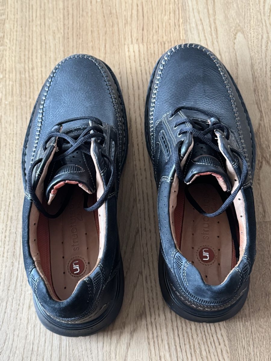 Clarks Scarpe da uomo: NEW Clarks Black Shoes Climate-Cooled Size 43.5 – Nuovo (secondo la descrizione) da Oberengstringen venduto da gbr_zurich